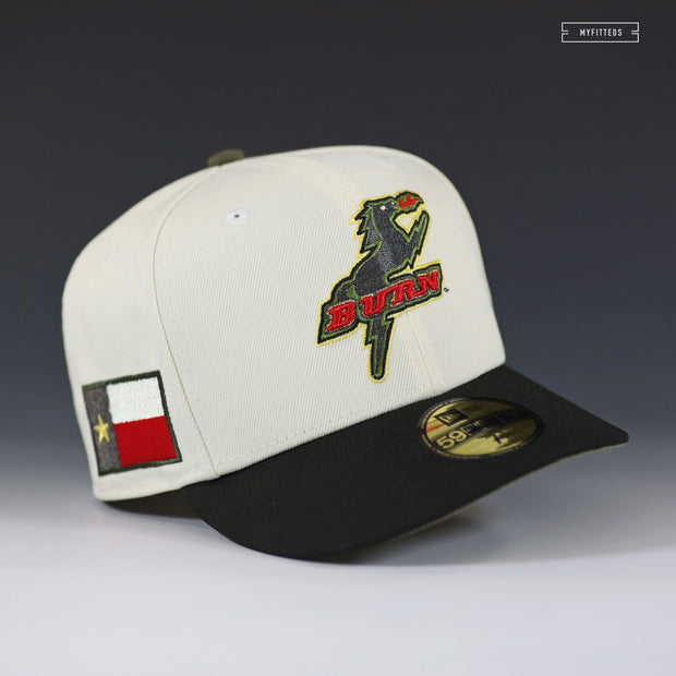 DALLAS BURN MLS RETRO 1996 INAUGURAL SEASON OFF WHITE NEW ERA FITTED CAP