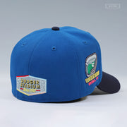 NEW YORK YANKEES VS LOS ANGELES DODGERS DODGER STADIUM & YANKEE STADIUM AL VS NL NEW ERA CAP