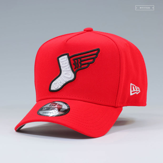 CHICAGO WHITE SOX 2025 MLB CITY CONNECT BULLS INSPIRED NEW ERA 9FIFTY A-FRAME SNAPBACK