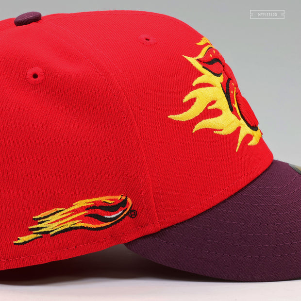 LEHIGH VALLEY IRON PIGS™ X HOT TAMALES® NIGHT CO-BRANDED FIRED UP NEW ERA FITTED CAP