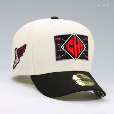 CHICAGO WHITE SOX 2025 CITY CONNECT OFF WHITE JET BLACK NEW ERA FITTED CAP