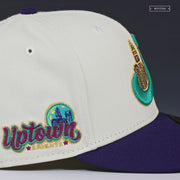 CHARLOTTE KNIGHTS X UPTOWN KNIGHTS THEME NIGHT AIR JORDAN V GRAPES NEW ERA HAT