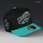 PENSACOLA BLUE WAHOOS FLORIDA MARLINS RE-IMAGINED COLORWAY NEW ERA FITTED CAP