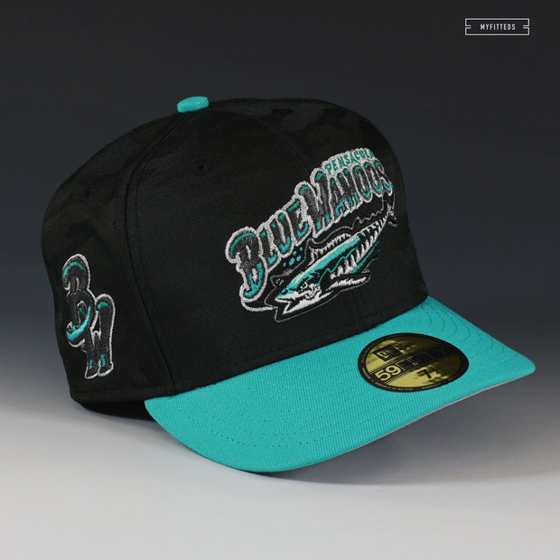 PENSACOLA BLUE WAHOOS FLORIDA MARLINS RE-IMAGINED COLORWAY NEW ERA FITTED CAP