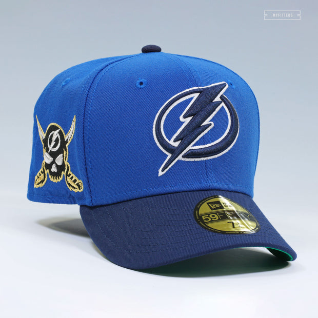 TAMPA BAY LIGHTNING NHL WHAT'S OLD IS NEW SEASHORE SLATE NEW ERA FITTED CAP