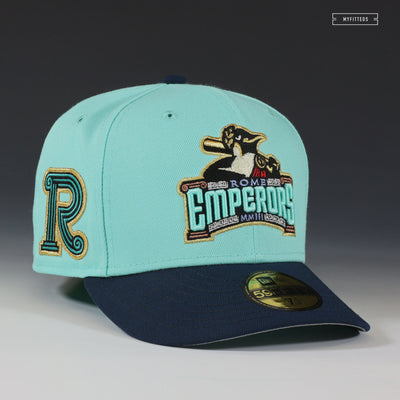 ROME EMPERORS FOREVER REIGN SEAGLASS NIGHTSHADE NEW ERA FITTED CAP