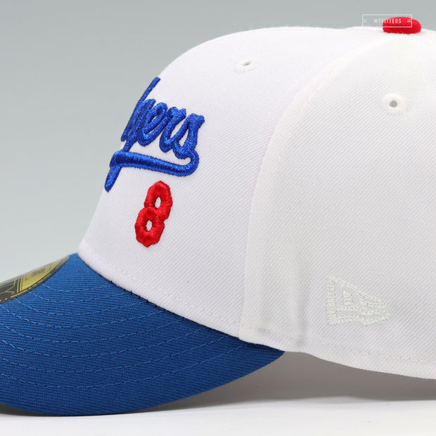 LOS ANGELES DODGERS 2020 WORLD SERIES KOBE BRYANT HOME JERSEY INSPIRED NEW ERA FITTED CAP