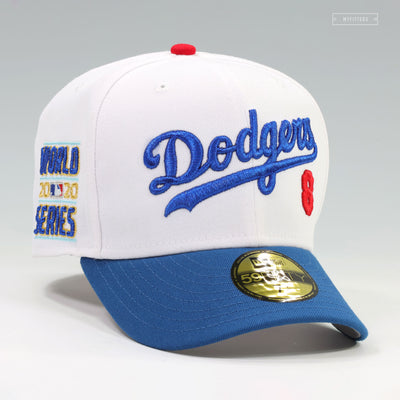LOS ANGELES DODGERS 2020 WORLD SERIES KOBE BRYANT HOME JERSEY INSPIRED NEW ERA FITTED CAP