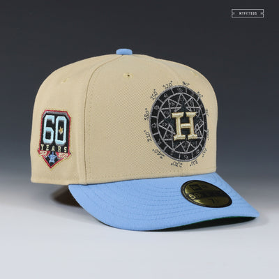 HOUSTON ASTROS 60TH ANNIVERSARY A LITTLE HISTORY OF THE WORLD BY GOMBRICH NEW ERA FITTED CAP