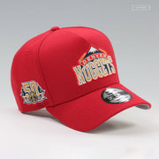 DENVER NUGGETS 1967-2017 50TH ANNIVERSARY NBA HWC 9FIFTY A-FRAME NEW ERA SNAPBACK