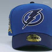 TAMPA BAY LIGHTNING NHL WHAT'S OLD IS NEW SEASHORE SLATE NEW ERA FITTED CAP