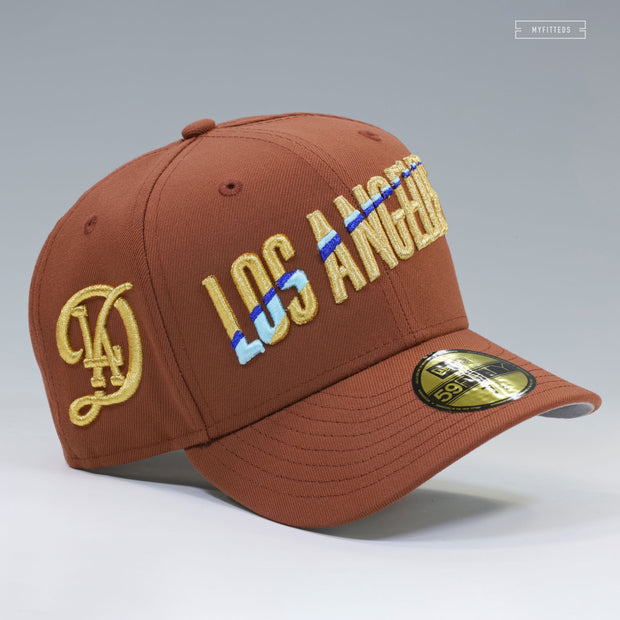 LOS ANGELES DODGERS CITY CONNECT DUBAI CHOCOLATE INSPIRED NEW ERA FITTED CAP