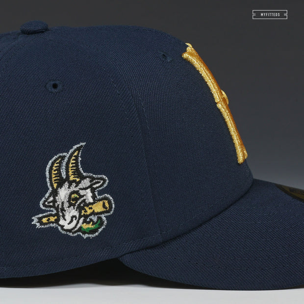 HARTFORD YARDGOATS EVERYDAY GOAT MERLIN MISSIONS NEW ERA FITTED CAP