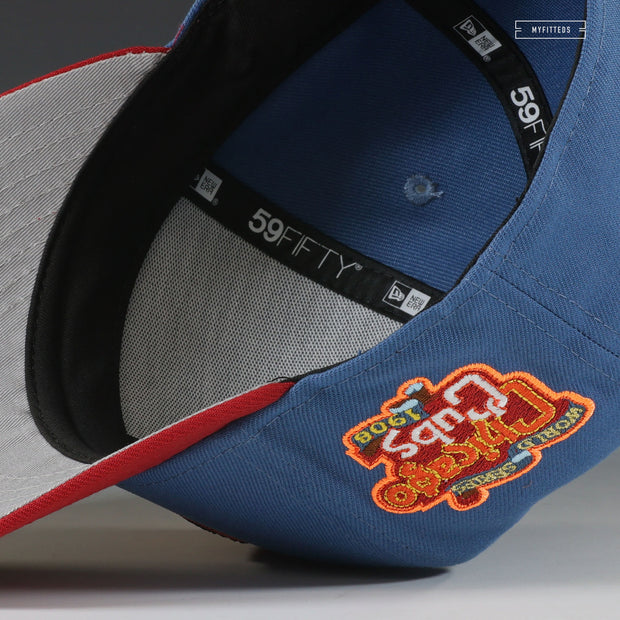 CHICAGO CUBS 1908 WORLD SERIES TAILSPIN KIT INSPIRED NEW ERA FITTED CAP