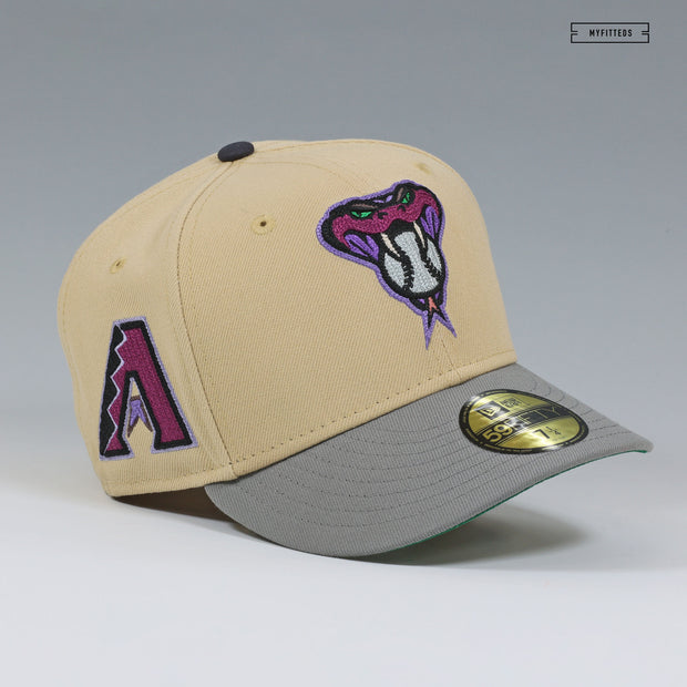 ARIZONA DIAMONDBACKS CROCHET CHAIN STITCHED OROCHIMARU INSPIRED NEW ERA FITTED CAP