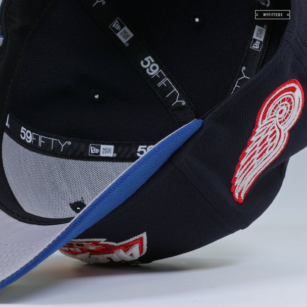 2011 NHL ALL-STAR GAME X DETROIT RED WINGS NICKLAS LIDSTROM JERSEY NEW ERA FITTED CAP
