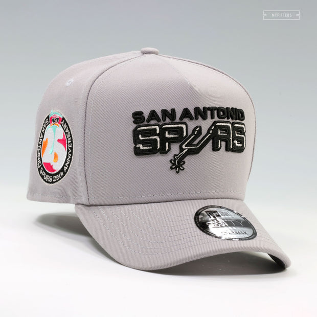 SAN ANTONIO SPURS 25TH ANNIVERSARY NBA HWC 9FIFTY A-FRAME NEW ERA SNAPBACK