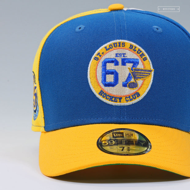 ST. LOUIS BLUES HOCKEY CLUB 1967-2002 35TH ANNIVERSARY REVERSE RETRO™ NEW ERA FITTED CAP