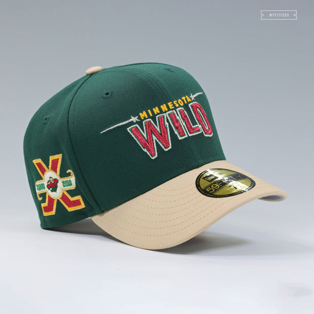 MINNESOTA WILD SEASON X NHL HOCKEY JERSEY INSPIRED NEW ERA FITTED CAP