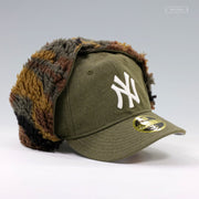 NEW YORK YANKEES X THREE LOOMS JAPAN X NEW ERA CAMO SHERPA DOG EAR NEW ERA CAP