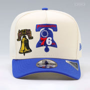 PHILADELPHIA 76ERS NBA HARDWOOD CLASSICS LIBERTY BELL 9FIFTY A-FRAME NEW ERA SNAPBACK