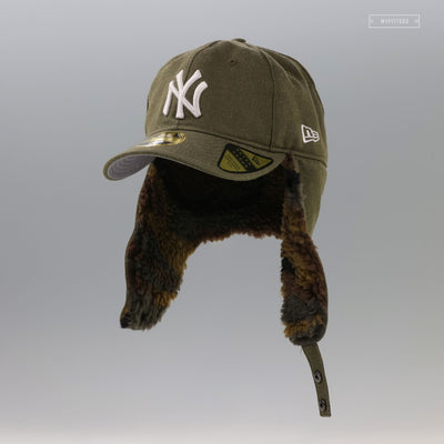 NEW YORK YANKEES X THREE LOOMS JAPAN X NEW ERA CAMO SHERPA DOG EAR NEW ERA CAP