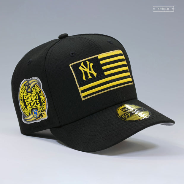 NEW YORK YANKEES 2000 WORLD SERIES SUBWAY SERIES WU-TANG CLAN DUNK INSPIRED NEW ERA CAP