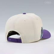 UTAH JAZZ NBA HARDWOOD CLASSICS OFF WHITE 9FIFTY A-FRAME NEW ERA SNAPBACK HAT