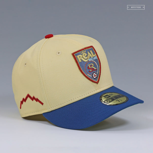 REAL SALT LAKE FOOTBALL CLUB EST. 2005 AIR JORDAN 1 LOW TRAVIS SCOTT CANARY NEW ERA HAT