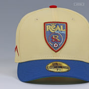 REAL SALT LAKE FOOTBALL CLUB EST. 2005 AIR JORDAN 1 LOW TRAVIS SCOTT CANARY NEW ERA HAT