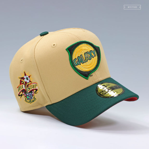 LOS ANGELES GALAXY 2003 MLS ALL-STAR GAME CARSON, CA. RETRO CAMPER PACK NEW ERA FITTED CAP