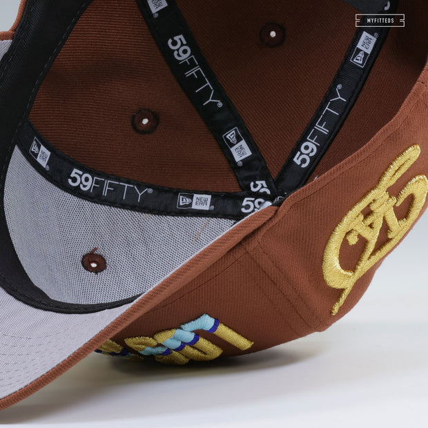 LOS ANGELES DODGERS CITY CONNECT DUBAI CHOCOLATE INSPIRED NEW ERA FITTED CAP