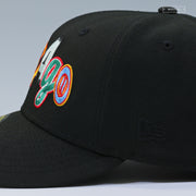 CHICAGO BULLS GRAFFITI JET BLACK NEW ERA 59FIFTY FITTED CAP