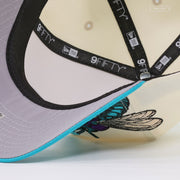 CHARLOTTE HORNETS QUEEN HORNET NBA HWC OFF WHITE 9FIFTY A-FRAME NEW ERA SNAPBACK