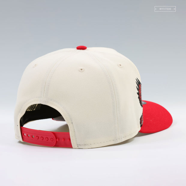 ATLANTA HAWKS PEACH HUNTING HAWK NBA HWC 9FIFTY A-FRAME NEW ERA SNAPBACK