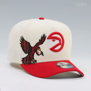 ATLANTA HAWKS PEACH HUNTING HAWK NBA HWC 9FIFTY A-FRAME NEW ERA SNAPBACK