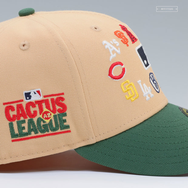 MLB CACTUS LEAGUE CACTI AND DESERT SAND SPRING TRAINING SCOUT PACK NEW ERA FITTED CAP