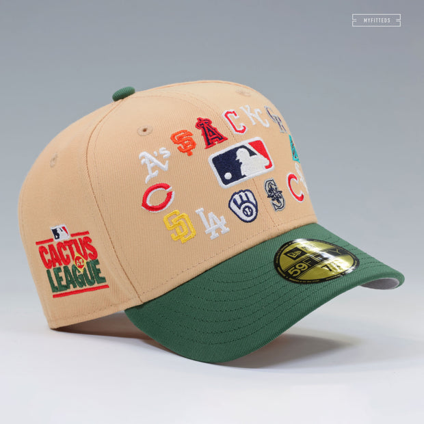 MLB CACTUS LEAGUE CACTI AND DESERT SAND SPRING TRAINING SCOUT PACK NEW ERA FITTED CAP