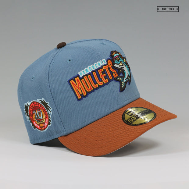 PENSACOLA BLUE WAHOOS X MULLETS JOE DIRT INSPIRED NEW ERA FITTED CAP