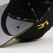 SUPERMAN™ 2025 MOVIE LUTHORCORP™ JET BLACK ARMY OLIVE NEW ERA FITTED CAP