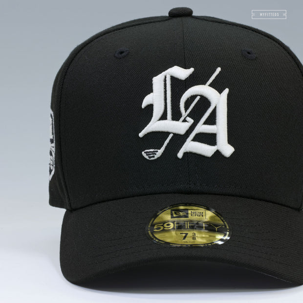 LOS ANGELES GOLF CLUB TGL SOFI JET BLACK NEW ERA 59FIFTY FITTED CAP