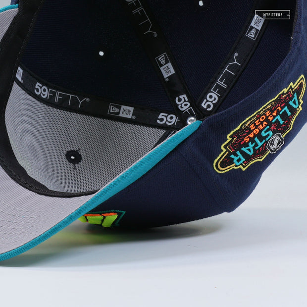 NEW YORK ISLANDERS 2022 NHL ALL-STAR GAME GORTON'S FISHERMAN NEON NEW ERA FITTED CAP