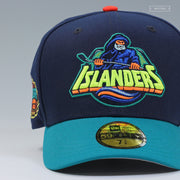 NEW YORK ISLANDERS 2022 NHL ALL-STAR GAME GORTON'S FISHERMAN NEON NEW ERA FITTED CAP