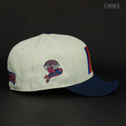 FAYETTEVILLE WOODPECKERS NJ TRANSIT OFF WHITE NEW ERA FITTED CAP