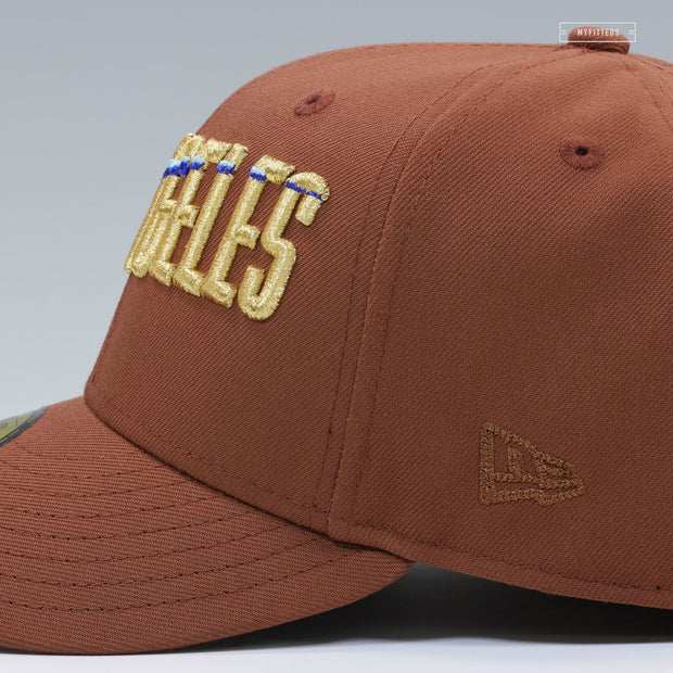 LOS ANGELES DODGERS CITY CONNECT DUBAI CHOCOLATE INSPIRED NEW ERA FITTED CAP