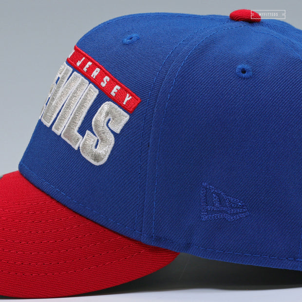 NEW JERSEY DEVILS 1995 STANLEY CUP CHAMPIONS 20TH ANNIVERSARY NJ NETS NEW ERA FITTED CAP