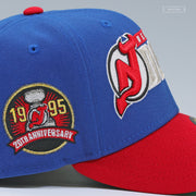 NEW JERSEY DEVILS 1995 STANLEY CUP CHAMPIONS 20TH ANNIVERSARY NJ NETS NEW ERA FITTED CAP