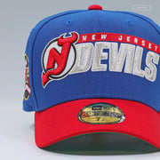 NEW JERSEY DEVILS 1995 STANLEY CUP CHAMPIONS 20TH ANNIVERSARY NJ NETS NEW ERA FITTED CAP
