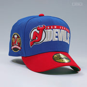 NEW JERSEY DEVILS 1995 STANLEY CUP CHAMPIONS 20TH ANNIVERSARY NJ NETS NEW ERA FITTED CAP