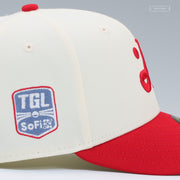 ATLANTA DRIVE GOLF CLUB TGL SOFI OFF WHITE RADIANT RED NEW ERA FITTED CAP